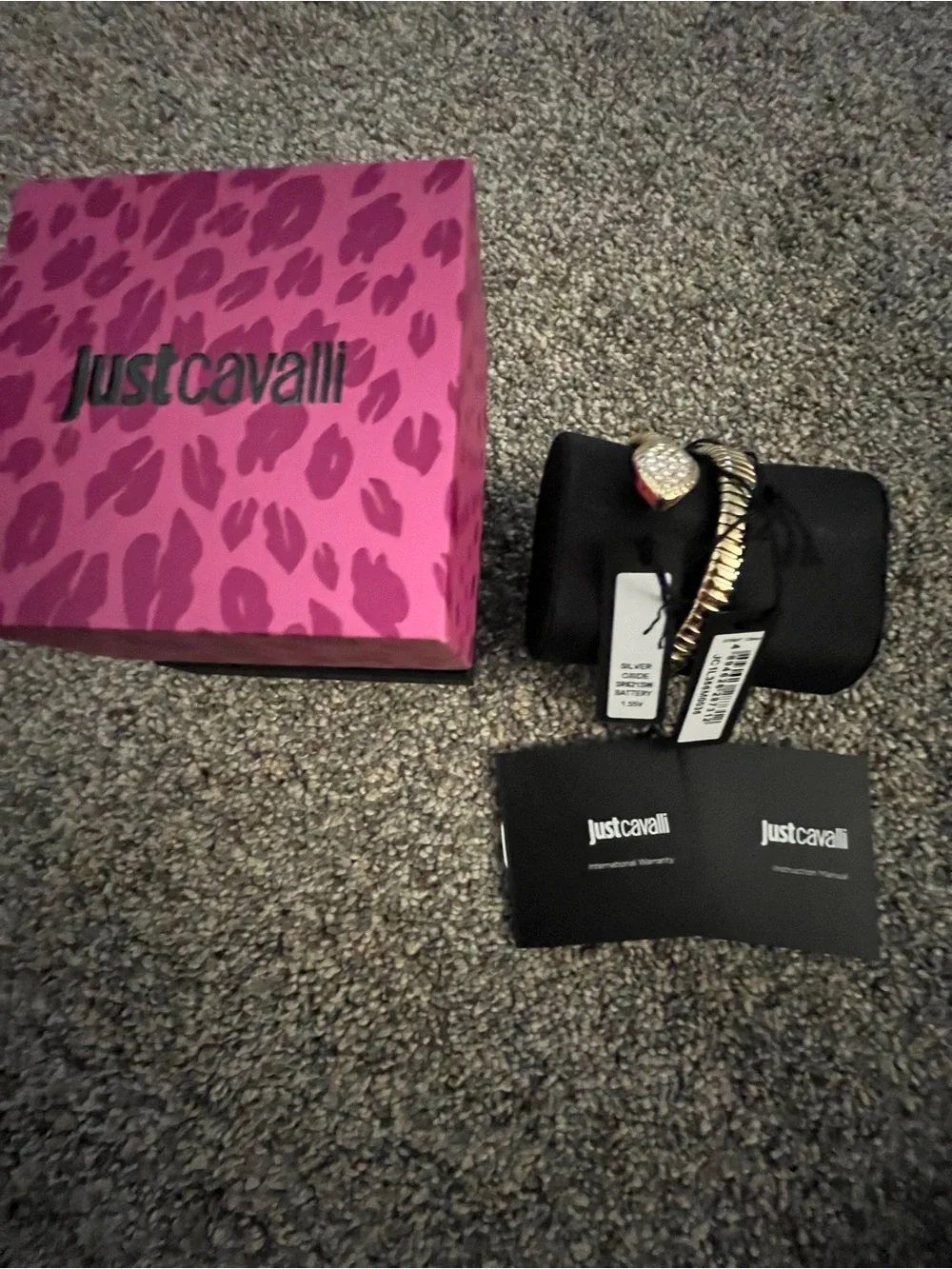 Just Cavalli by Roberto Cavalli Serpentine Wraparound Watch